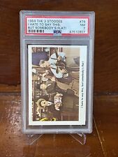 1959 Fleer The 3 Stooges I Hate to Say This But Somebody's Flat #79 PSA 9 MINT picture