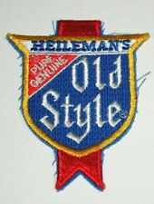 Vintage Heileman's Genuine Old Style Beer Distributor Cloth Patch 1970's NOS New picture