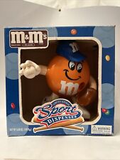 Vintage M&M Dispenser Sport Baseball Player Orange Candy Limited Ed Damaged Box picture
