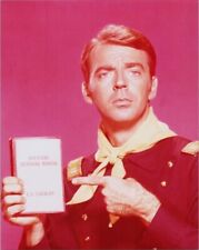 Ken Berry points to officer's training manual 8x10 inch photo F Troop tv series picture