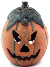 Vintage Cast Iron (2) Sided Jack-O-Lantern Halloween Pumpkin 10