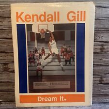 Kendall Gill 1990 University Of Illinois Basketball College Vintage Poster 18×24 picture