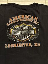Vintage Harley Davidson T Shirt 5XL Leominster MA American Motorcycle Rare picture