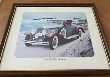 Vintage 1938 Cadillac Roadster Framed Photograph Print (Unique) picture