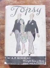 SIGNED - Topsy -  A.P. Herbert  - 1st/2nd  HCDJ  1931 - Punch - $2.00 - Turvy picture