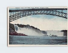 Postcard General View & Steel Arch Bridge Niagara Falls North America picture