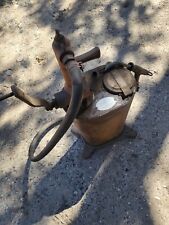 Antique Gilbert And Barker Greaserver Grease Oil Pump Springfield Mass USA  picture