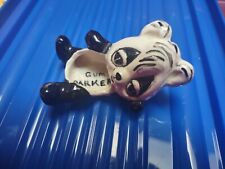 Vintage Gum Parker Ceramic Panda Trinket Tray Figurine picture
