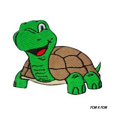 Cute Happy Turtle Cartoon Logo Embroidered Patch Iron On/Sew On Patch Batch picture