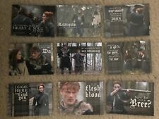 2020 Cryptozoic Outlander Season 4 Father and Daughter Insert Set (9) NrMt picture