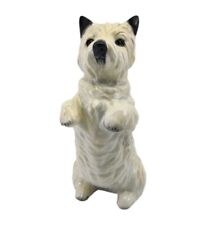 Vintage Coalport England Bone China White Terrier Dog Figurine Standing picture
