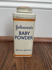 Vintage Johnson's Baby Powder Tin Can Bottles 9 oz. TV Prop 0624 picture