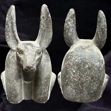 Rare Hand-Crafted Anubis Head Statue - Ancient Egyptian Mythology Antiquity picture