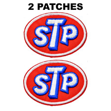 2 STP Oil Racing Embroidered Patch. Racing Motor Sport. Iron On Sew On 2
