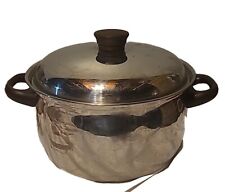 Sears 8 qt Vintage Stock Pot Stainless Steel 5.5