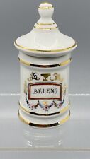 Vintage Porcelain APOTHECARY JAR with Lid 