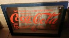 Vintage Coca-cola mirror sign 15