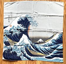 Great Wave Off Kanagawa Japan Tapestry Wall Hang / Scarf 26” Square picture