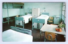 1950'S. 4-BED CUBICLE. HARLINGEN STATE TUBERCULOSIS HOSPITAL TEXAS POSTCARD SS28 picture
