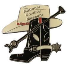 National Cowboy Museum Cowboy Hat Cowboy Boot Travel Souvenir Pin picture
