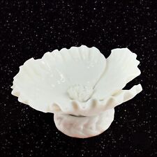 Anthropologie White Porcelain Ceramic Delicate Flower Sculpture Figurine W Label picture
