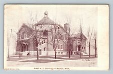 Big Rapids MI First Methodist Episcopal Church Michigan c1907 Vintage Postcard picture