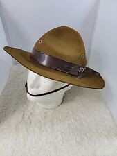 Vintage Stetson Scout Master Hat Perfect Oval Boy Scouts of America 7 1/4 Hiking picture