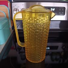 Vintage 1993 Yellow Weaved Pitcher picture