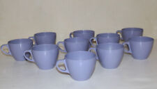 Melmac ROYALON lavender mid century mod coffee cups set of 10 melamine picture