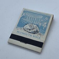 Vintage Plymouth Rock History Matchbook Cover Unstruck picture