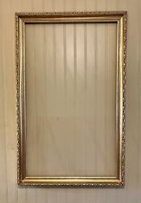 Large Gold Ornate Wood Picture Frame holds 21 X 33 picture