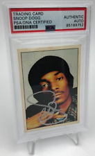SNOOP DOGG PSA AUTO Authentic Signed 1995 Panini SMASH HITS #123 Card picture