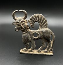 Near Eastern Bactrian Bronze Horse Bit Belt Buckle Antiquities picture