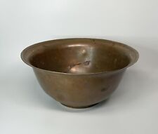 Vintage Solid Copper Bowl Patina picture