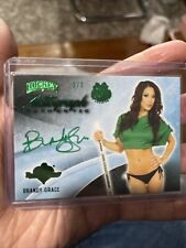 2014 Bench Warmer Brandy Grace Hockey Autograph Green Archive. Autograph 1 of 3 picture