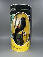National Geographic Motion Activated Bird 2002 NIB Red-Winged Blackbird *Rare* picture
