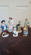 lot of 6 antique bisque Figurines Amazing Find Great Shape picture