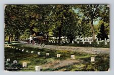 Nashville TN-Tennessee, Scenic View National Cemetery Vintage c1909 Postcard picture