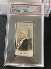 1911 Wills's Cigarettes Musical Celebrities MOZART PSA 2 LOW POP Rc Rookie 🔥 picture