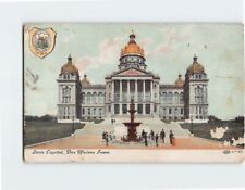 Postcard State Capitol Des Moines Iowa USA picture