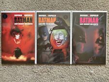 BATMAN LAST KNIGHT ON EARTH #1-3 B VARIANT COMPLETE SET NM DC BLACK LABEL 2019 picture