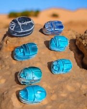 A GROUP OF RARE MIXED PHARAONIC DESERT SCARABS, ANTIQUITIES OF ANCIENT EGYPT, BC picture