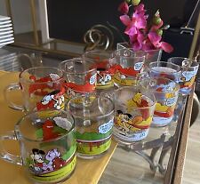 🔥Vintage 1978 McDonalds Garfield Glass Coffee Cups,by Jim Davis Set of 10 #251 picture