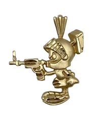 14K Yellow Gold 1992 Marvin The Martian Warner Bros Charm picture