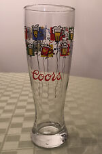 Coors Glass Multi-Color Beer BIRTHDAY BALLOONS CELEBRATE Design 9