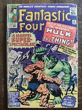 Fantastic Four #25 1964 BIG KEY: 2ND SILVER AGE CAPTAIN AMERICA THING VS. HULK picture