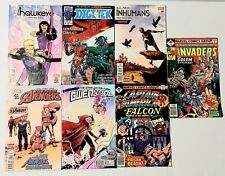 Lot of 7 Assorted Marvel Comics-Captain America, Falcon, Hawkeye + More picture