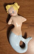 Vintage mermaid wall plaque MCM Kitschy picture