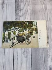 Postcard Puerto Rico Coconut Vendor Vintage Undivided Back picture