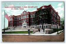 St. Paul Minnesota MN Postcard Northwestern Lime Company Exterior Building c1910 picture